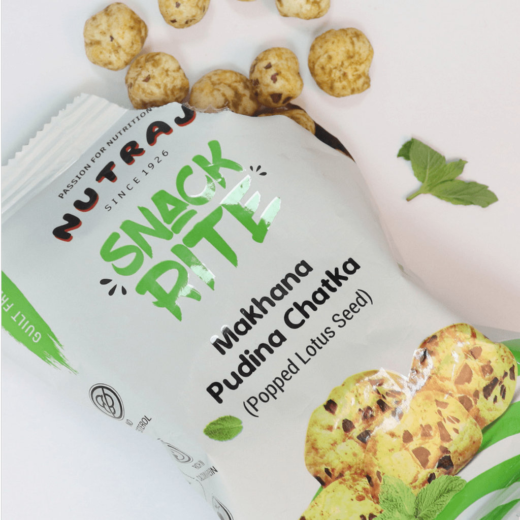 Nutraj Roasted Makhana Pudina Chatka Flavour