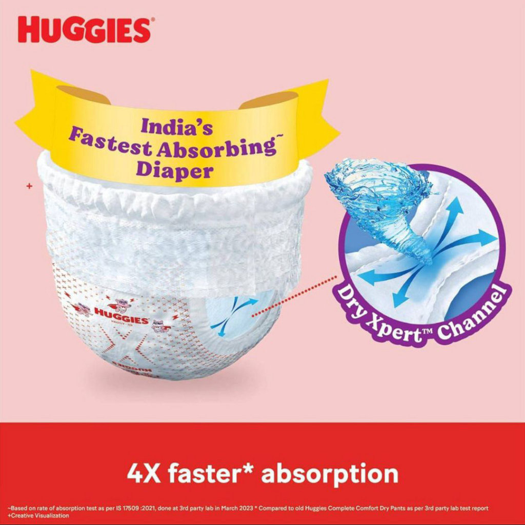 Huggies comfy pants diaper size-M