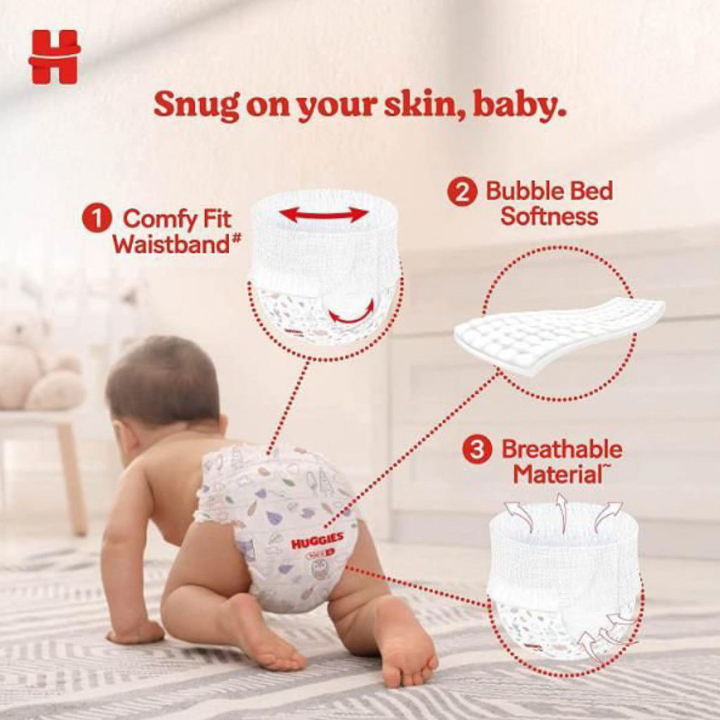 Huggies comfy pants diaper size-S